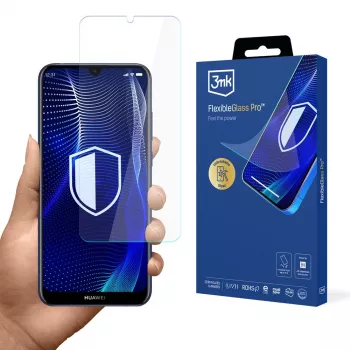 Película protetora de ecrã de vidro híbrido 3MK PROTECTION FlexibleGlass Pro para Huawei Y6s - Transparente