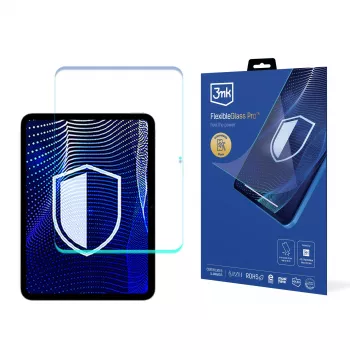 3MK PROTECTION película de proteção de ecrã FlexibleGlass Pro para Apple iPad 10,9 polegadas (10.ª ger.) / iPad Air 10,9 polegadas (4.ª/5.ª ger.) / iPad Pro 11 polegadas (2018-2022) - transparente