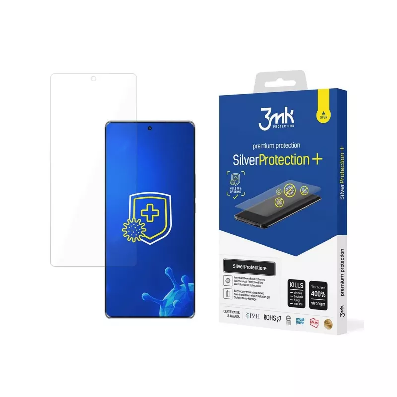 Protetor de ecrã híbrido 3MK SilverProtection+ para Honor Magic5 Lite, 1 pack