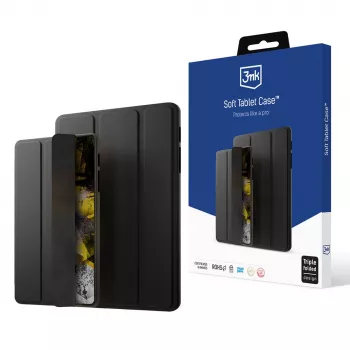 Capa de tablet 3MK Soft para Samsung Galaxy Tab S6 Lite 2020/2022/2024 - preto