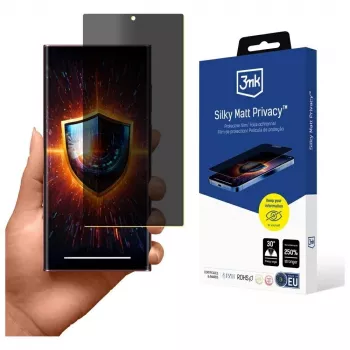 Samsung Galaxy S23 Ultra - 3mk Película de Proteção de Privacidade Silky Matt