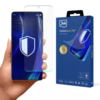 3MK PROTECTION Poco F6 Pro - Película de proteção de ecrã híbrida FlexibleGlass Pro 3mk