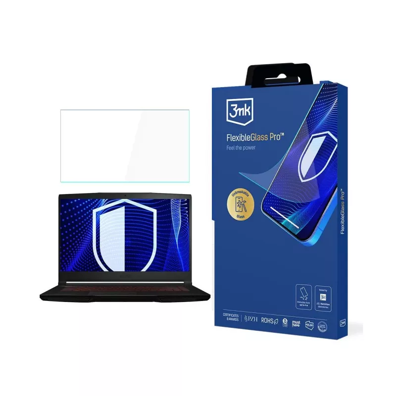 3MK PROTECTION Película de proteção de ecrã FlexibleGlass Pro para MSI Thin GF63 17,3