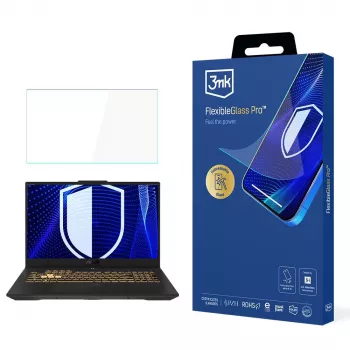 Película de proteção de ecrã 3MK PROTECTION FlexibleGlass Pro para ASUS TUF Gaming F17 - até 19