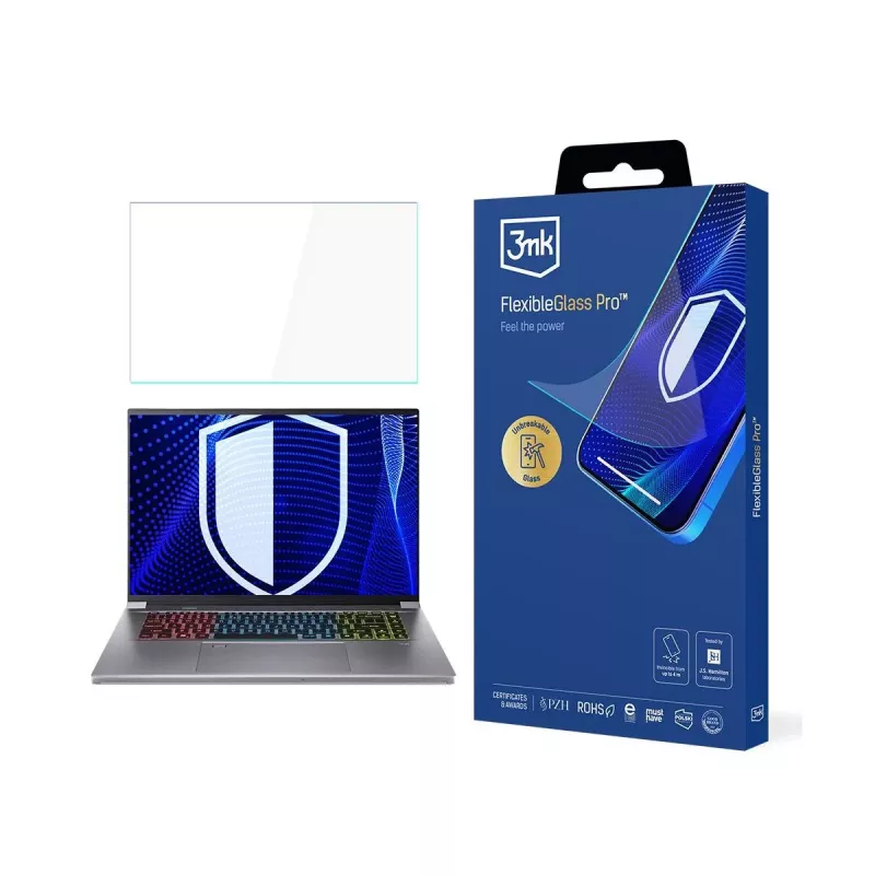 Película de proteção de ecrã 3MK PROTECTION FlexibleGlass Pro para Acer Predator Triton 16 - até 17