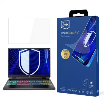 Película de proteção de ecrã 3MK PROTECTION FlexibleGlass Pro para Acer Nitro 16 - até 17