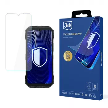 Película de proteção de ecrã em vidro híbrido 3MK PROTECTION FlexibleGlass Pro para Doogee S Punk