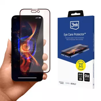Película de proteção de ecrã 3MK EyeCare Protector para Apple iPhone 15 Pro
