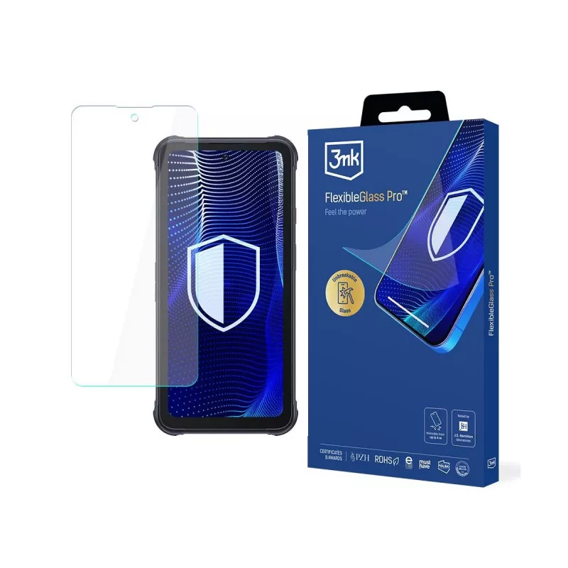 3MK PROTECTION Película de ecrã FlexibleGlass Pro Hybrid Glass para Cubot KingKong 8 / Power