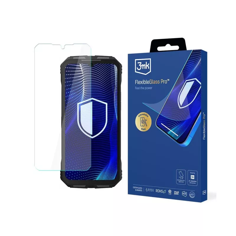 3MK PROTECTION Película de ecrã FlexibleGlass Pro para Doogee V31 GT