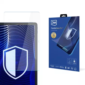 3MK PROTECTION Película de proteção de ecrã FlexibleGlass Pro para Lenovo Tab M10A 5G - vidro híbrido, dureza 7H, 0,3 mm, transparente