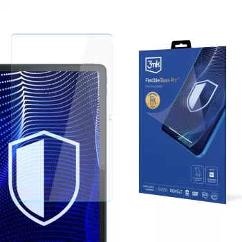 3MK PROTECTION Película de proteção de ecrã FlexibleGlass Pro para Lenovo Tab M10A 5G - vidro híbrido, dureza 7H, 0,3 mm, transparente