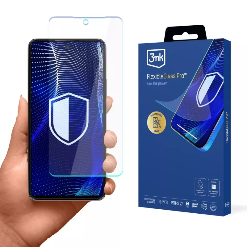 3MK PROTECTION Kruger&Matz Live 10s - Película de proteção de ecrã de vidro híbrido 3mk FlexibleGlass Pro
