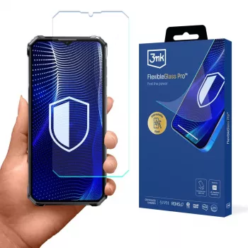 3MK PROTECTION Oukitel WP38 - Película de proteção de ecrã de vidro híbrido 3mk FlexibleGlass Pro