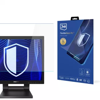 3MK PROTECTION Película de proteção de ecrã FlexibleGlass Pro para monitor Philips 172B9TL (17 inch, 5:4, vidro híbrido, dureza 7H, 0,3 mm, transparente)