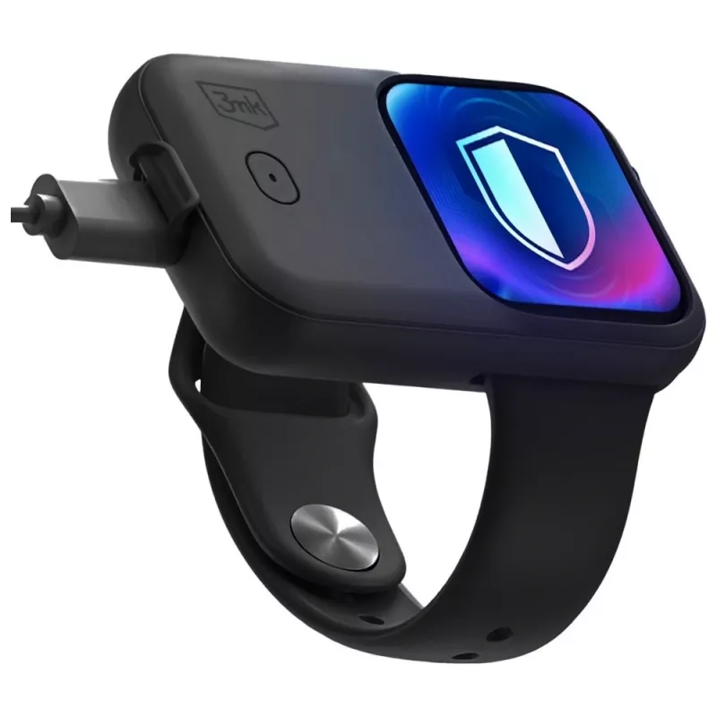 3MK PROTECTION 3mk Endurance capa com powerbank para Apple Watch 40 mm/41 mm 2,5W 1200mAh USB-C preto