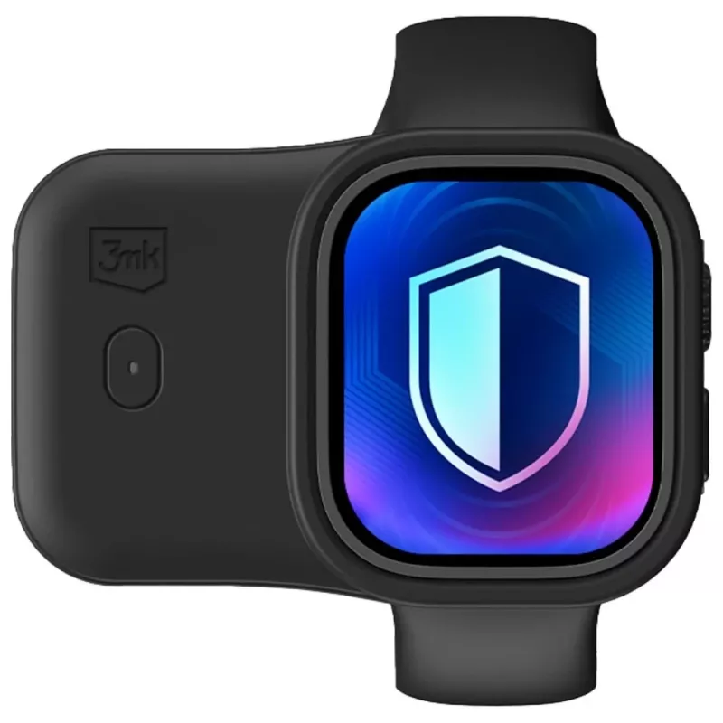 3MK PROTECTION 3mk Endurance capa com powerbank para Apple Watch 40 mm/41 mm 2,5W 1200mAh USB-C preto