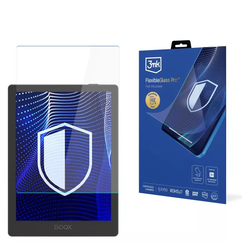 3MK PROTECTION FlexibleGlass Pro película de proteção de ecrã para Onyx Boox Poke 5 (até 8,3 polegadas) - transparente