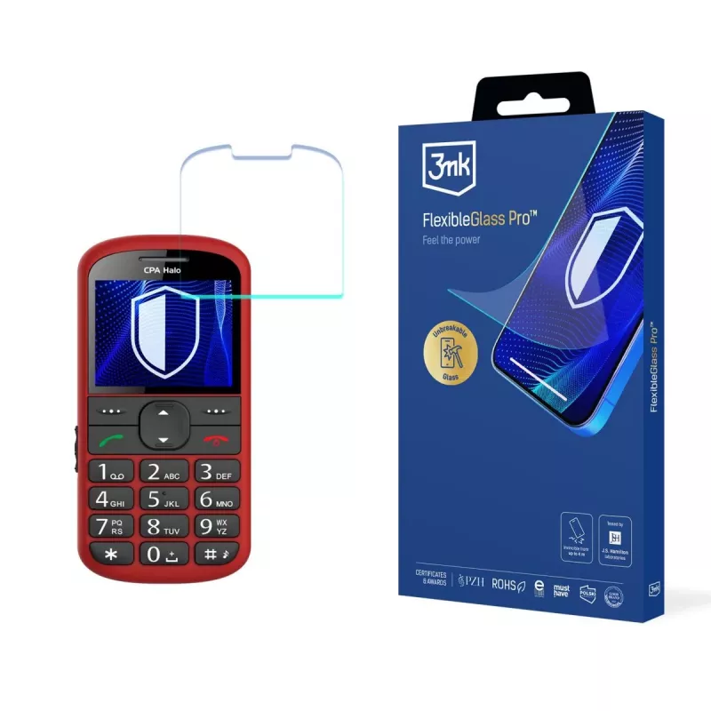 3MK PROTECTION CPA Halo 21 - Protetor de ecrã de vidro híbrido 3mk FlexibleGlass Pro