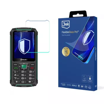 3MK PROTECTION Evolveo StrongPhone W4 - Conjunto de proteção de ecrã 3mk FlexibleGlass Pro
