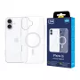 3MK EverClear MagCase Capa traseira para Apple iPhone 16 - Cristalino