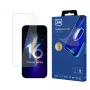 Protetor de ecrã de vidro híbrido 3MK FlexibleGlass Pro para Apple iPhone 16 Pro