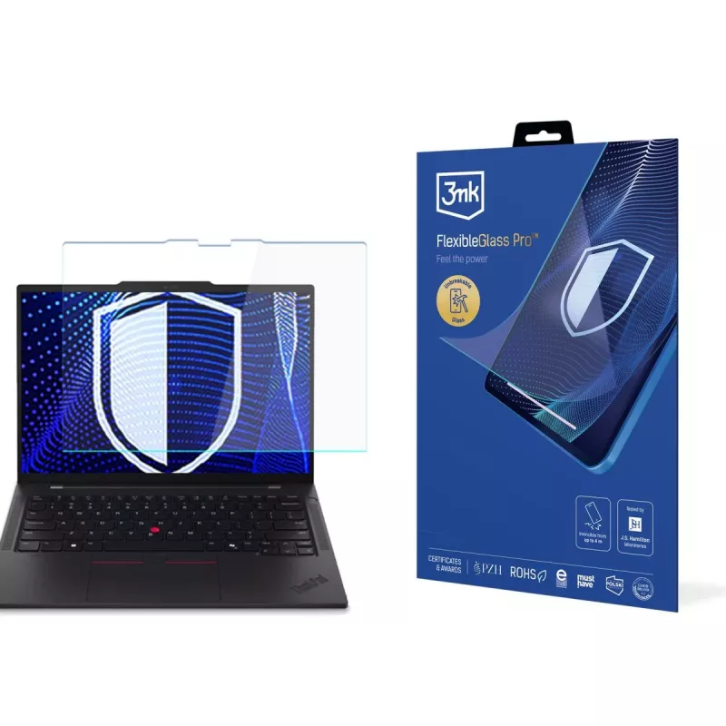 Película de proteção de ecrã 3MK PROTECTION FlexibleGlass Pro para Lenovo ThinkPad T14s Gen 1/2/3/4 (14 polegadas)