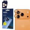 3MK HARDY Lens Protection Pro laranja para Apple iPhone 17 Pro / 17 Pro Max