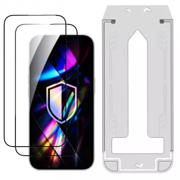 3MK PROTECTION Apple iPhone 15 Plus/16 Plus - Película de proteção de ecrã em vidro temperado 3mk Hardy Hardura 9H