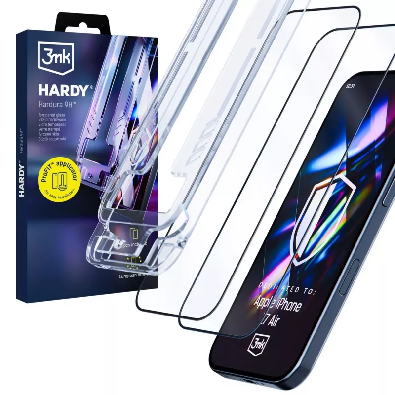 3MK PROTECTION Apple iPhone Air - Película de proteção de ecrã 3mk Hardy Hardura 9H