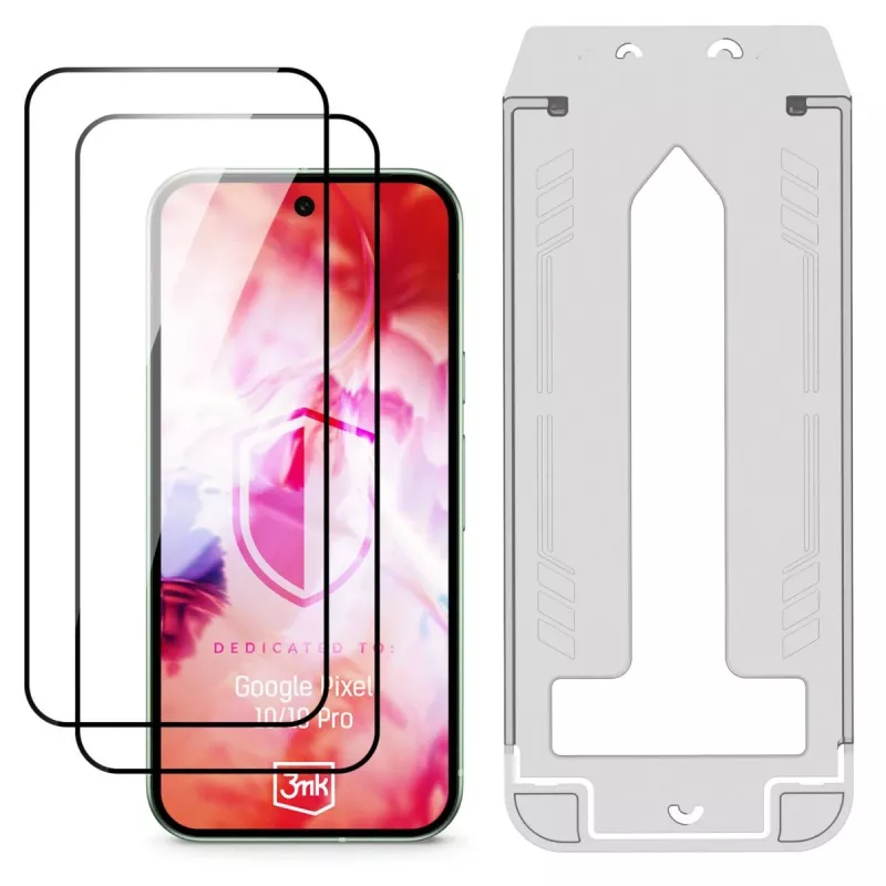 3MK PROTECTION Google Pixel 10/10 Pro - Película de proteção de ecrã em vidro temperado 3mk Hardy Hardura 9H