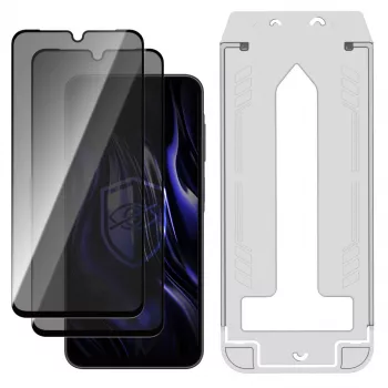 3MK PROTECTION Samsung Galaxy A26 5G - protetor de ecrã de privacidade em vidro temperado 3mk Hardy Privzone 9H