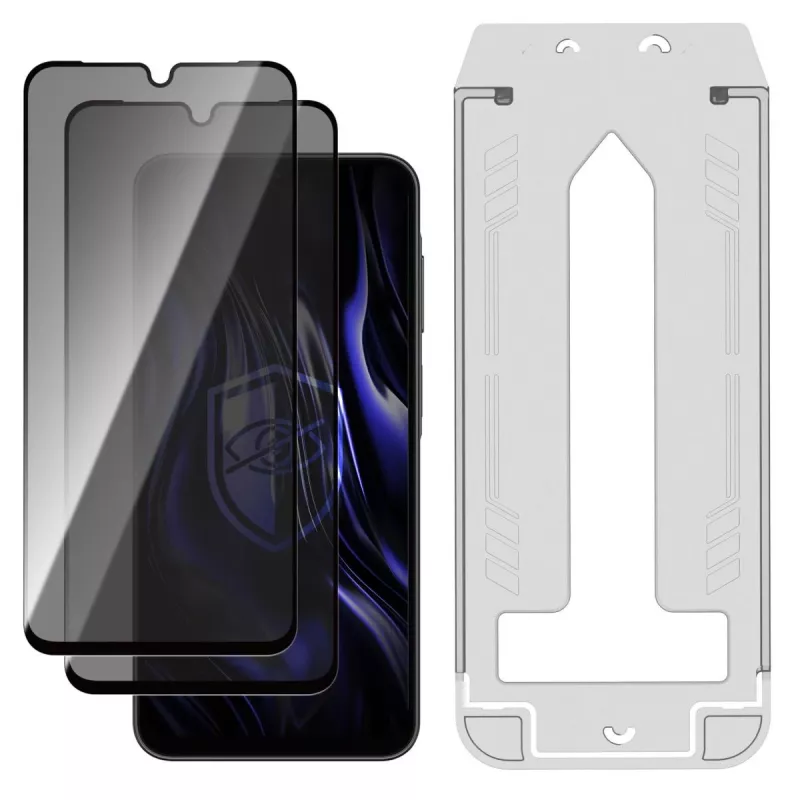 3MK PROTECTION Samsung Galaxy A26 5G - protetor de ecrã de privacidade em vidro temperado 3mk Hardy Privzone 9H