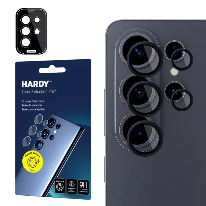 3mk Hardy Lens Protection Pro preto para Samsung Galaxy S26 Ultra
