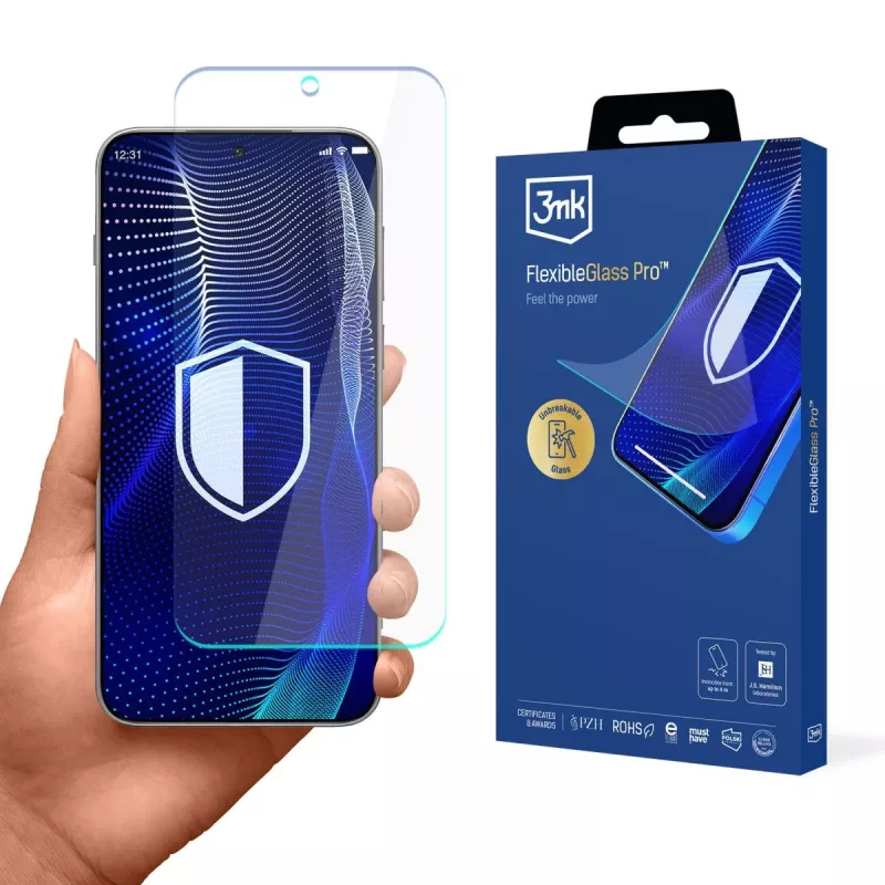 Vivo X300 Pro - 3mk FlexibleGlass Pro película de proteção de ecrã em vidro híbrido