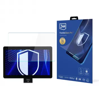 3MK PROTECTION Newland NQuire 1500 Mobula II película protetora de ecrã FlexibleGlass Pro (10,1 polegadas, vidro híbrido, 7H, 0,3 mm, oleofóbica, anti-dedadas, anti-riscos, anti-estilhaço, cantos arredondados, instalação a seco, sem bolhas, 1 embalagem)