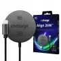 3mk incharge Align Qi2.2 25W para Apple preto
