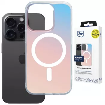 3MK PROTECTION Apple iPhone 15 Pro - Capa 3mk Hardy PrisMag preta