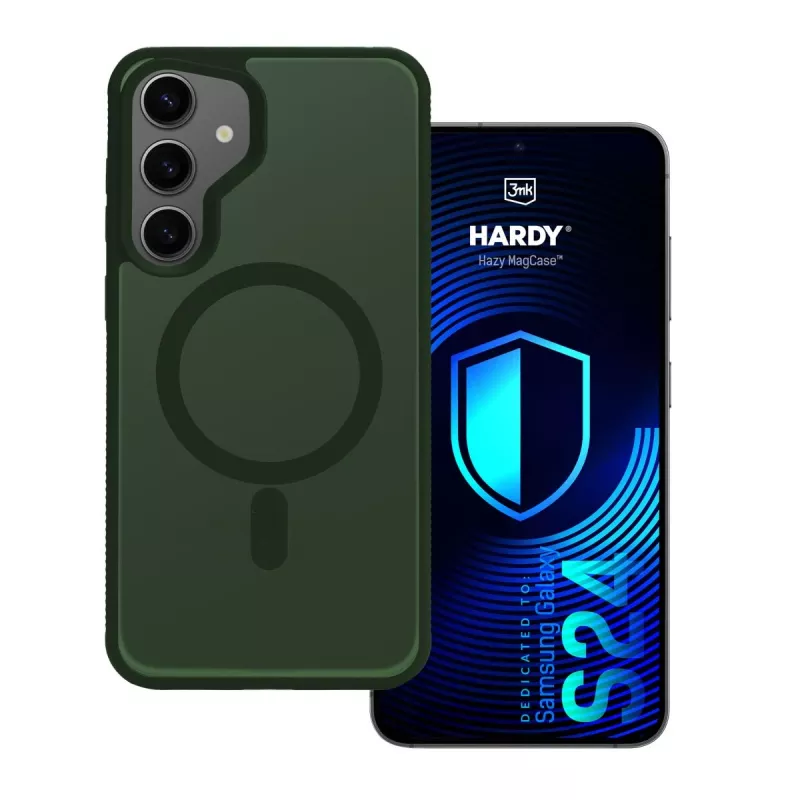 3MK PROTECTION Samsung Galaxy S24 - Capa 3mk Hardy Hazy MagCase verde