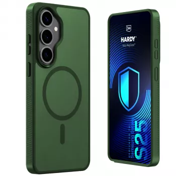 3MK PROTECTION Samsung Galaxy S25 - Capa 3mk Hardy Hazy MagCase verde