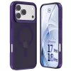3MK PROTECTION Apple iPhone 17 Pro - Capa 3mk Hardy Hazy MagCase roxa