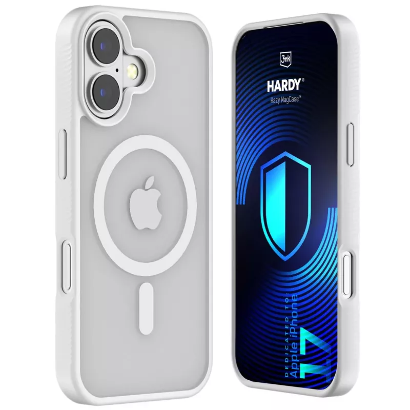 3MK PROTECTION Apple iPhone 17 - Capa 3mk Hardy Hazy MagCase branca