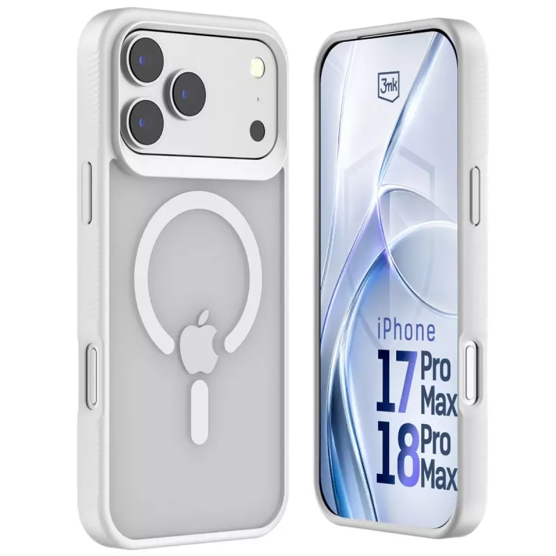 3MK PROTECTION Apple iPhone 17 Pro Max - 3mk Hardy Hazy MagCase branco