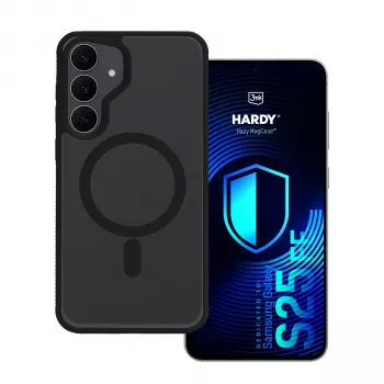 3MK PROTECTION Samsung Galaxy S25 FE - 3mk Hardy Hazy MagCase preto