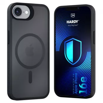 3MK PROTECTION Apple iPhone 16E/ iPhone 17E - 3mk Hardy Hazy MagCase preto