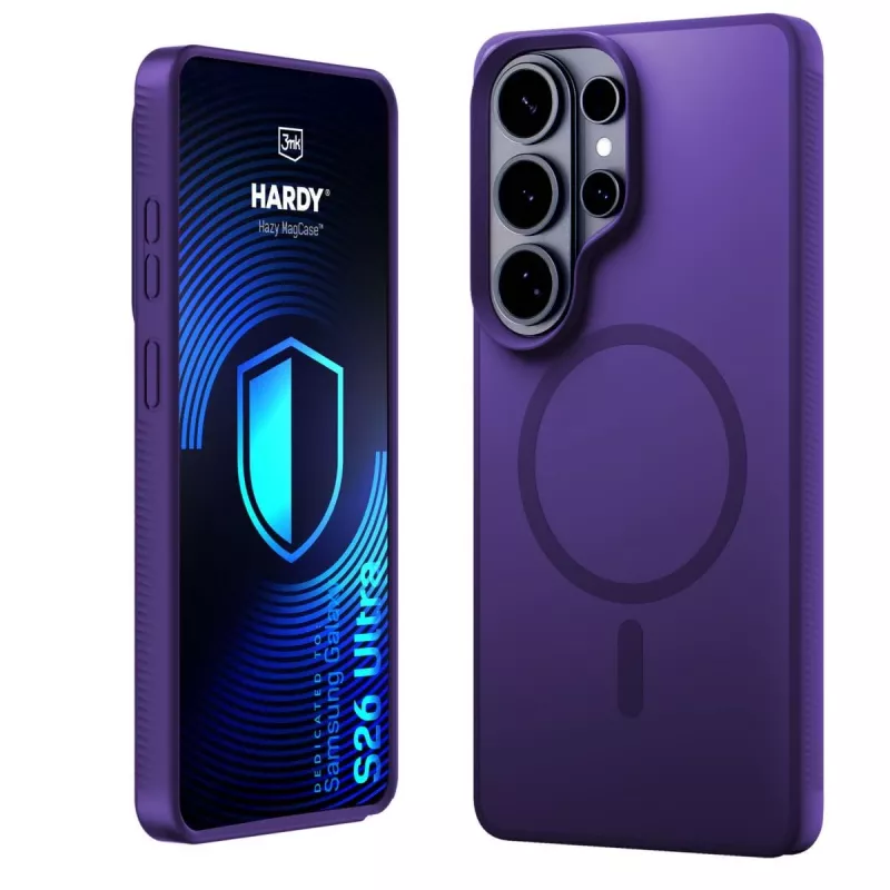3MK PROTECTION Samsung Galaxy S26 Ultra - 3mk Hardy Hazy MagCase roxo