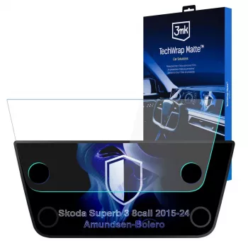 3MK PROTECTION Skoda Superb III 2015-2024 Amundsen-Bolero TechWrap Matte Película protetora para ecrã central