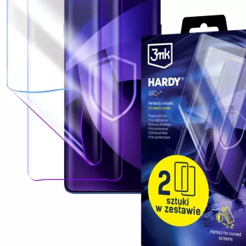 Película protetora de ecrã 3MK PROTECTION Motorola Moto G85 Hardy ARC+ (pack de 2)