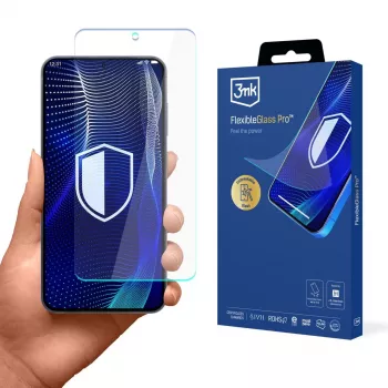 Película protetora de ecrã de vidro híbrido 3MK FlexibleGlass Pro para Samsung Galaxy S26