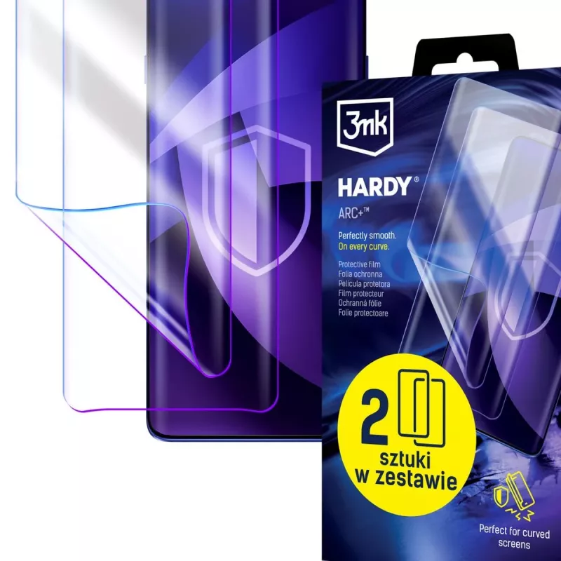 Película protetora de ecrã 3MK PROTECTION Hardy ARC+ para Xiaomi Redmi Note 15 4G/5G (pack de 2)
